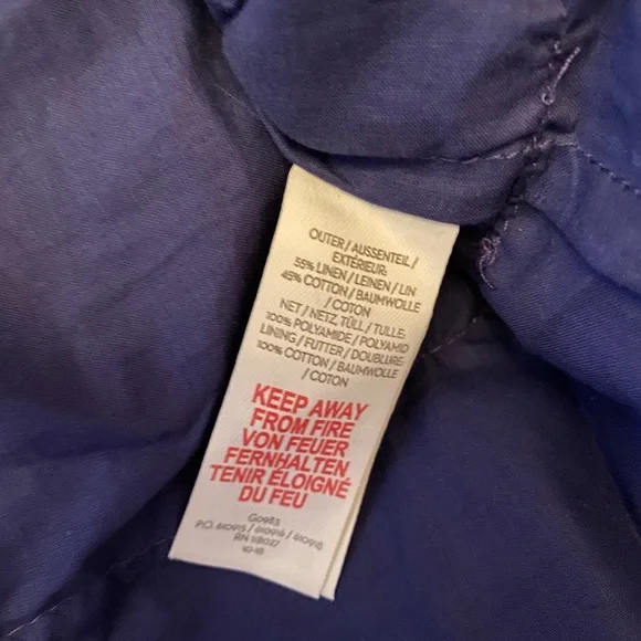 Mini Boden Blue Strawberry 🍓Dress - Picture 5 of 5